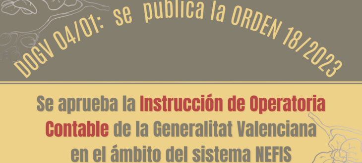 Instrucción de Operatoria Contable