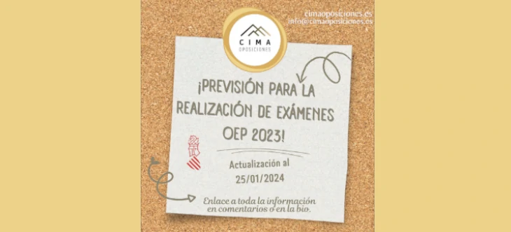 Exámenes OEP 2023