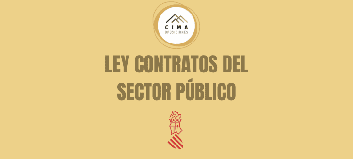 LEY CONTRATOS DEL SECTOR PÚBLICO GVA