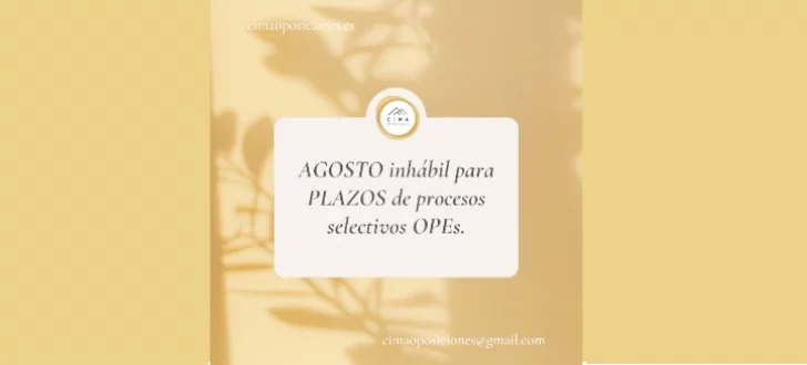 Agosto inhábil