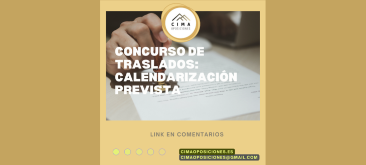 Calendarización prevista