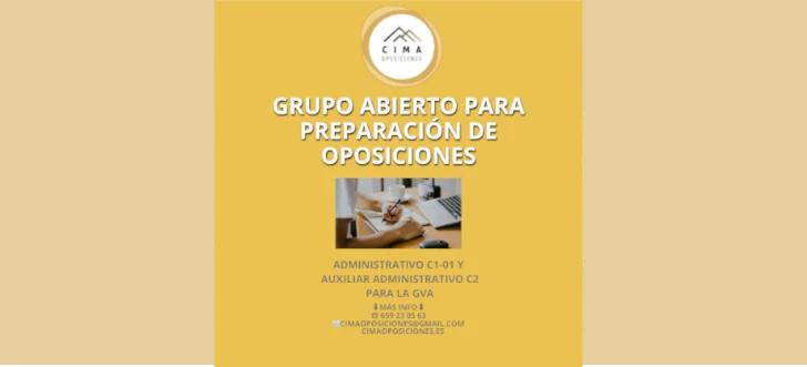 Inicio grupo preparación oposiciones