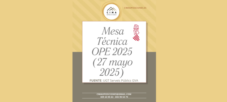 Mesa Técnica OPE 2025